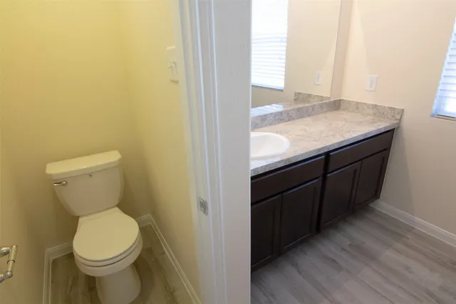 a bathroom with a sink and a toilet