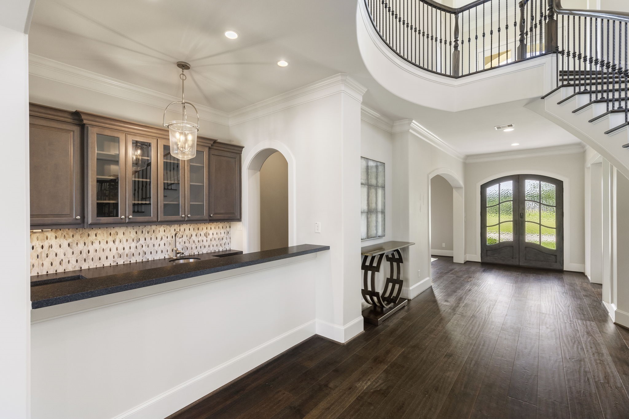6806 West Warwick Lake Lane Spring, TX 77389 - Photo 6 of 50 a view of a room with wooden floor and windows