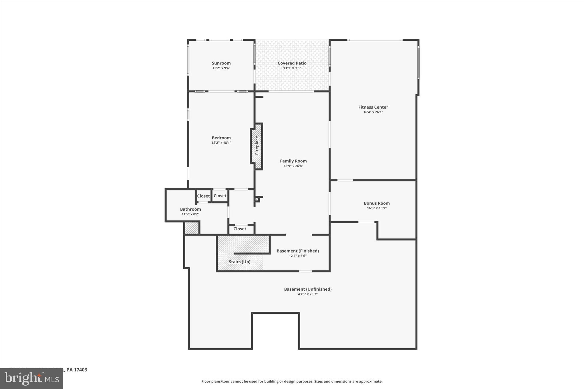 130 Valmere Path York, PA 17403 - Photo 56 of 56 Lower Level Floor Plan