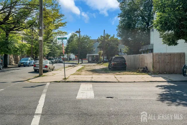 a car parked in front of a house