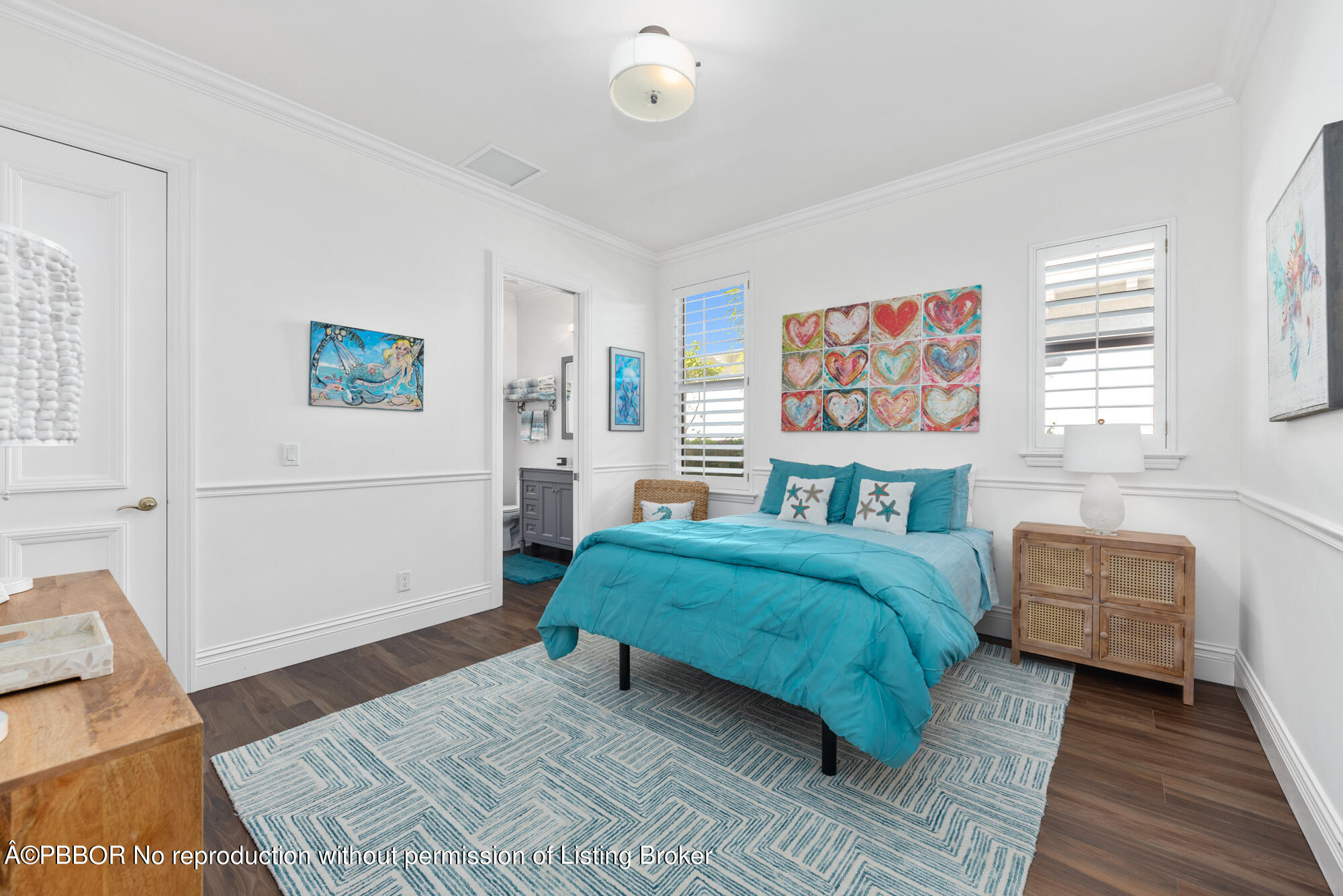 314 West Riverside Drive Jupiter, FL 33469 - Photo 56 of 92 a bedroom with a bed and a dresser next to a window