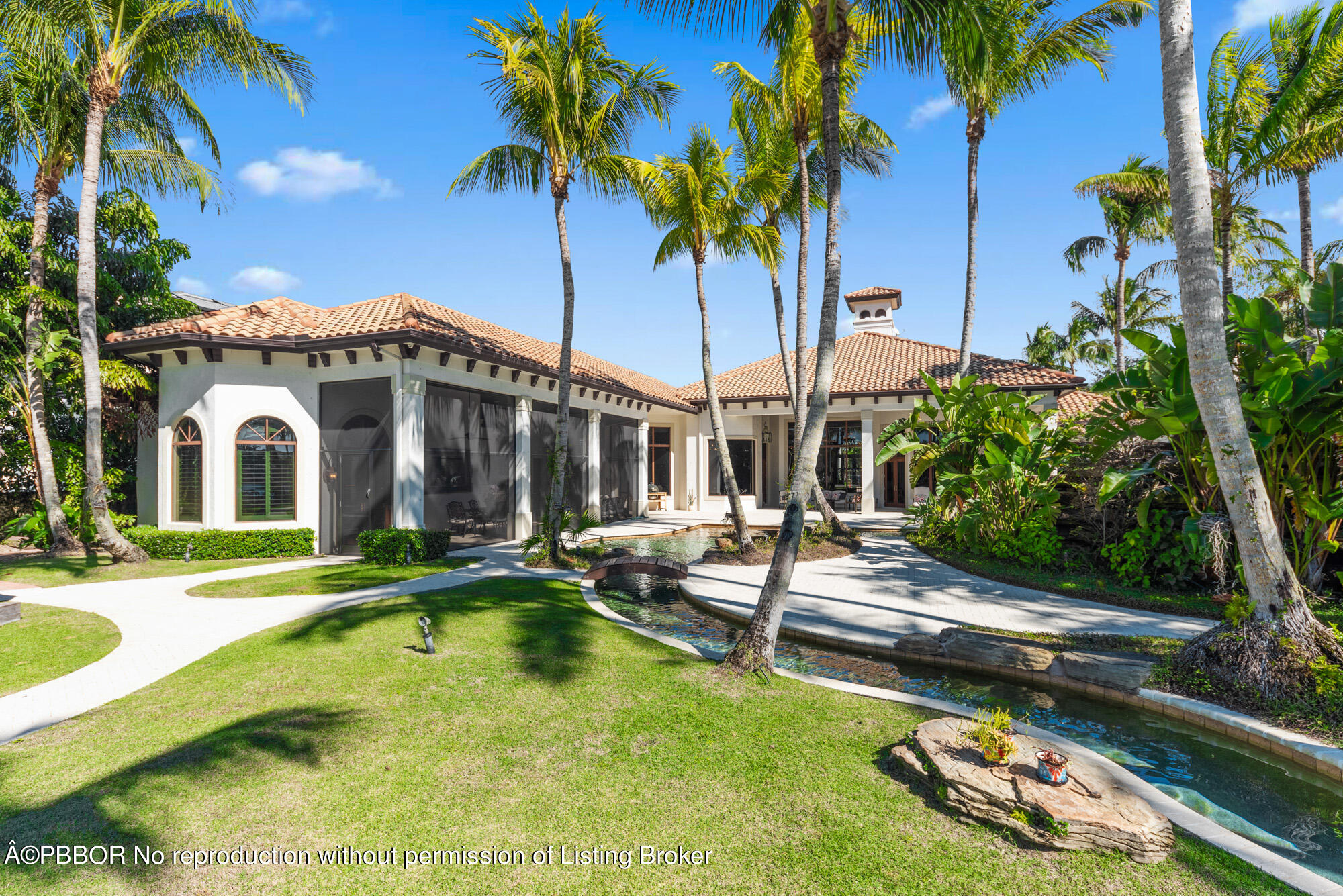 314 West Riverside Drive Jupiter, FL 33469 - Photo 64 of 92 a view of a house with swimming pool and sitting area