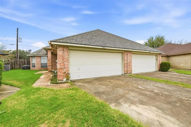 a front view of house with yard