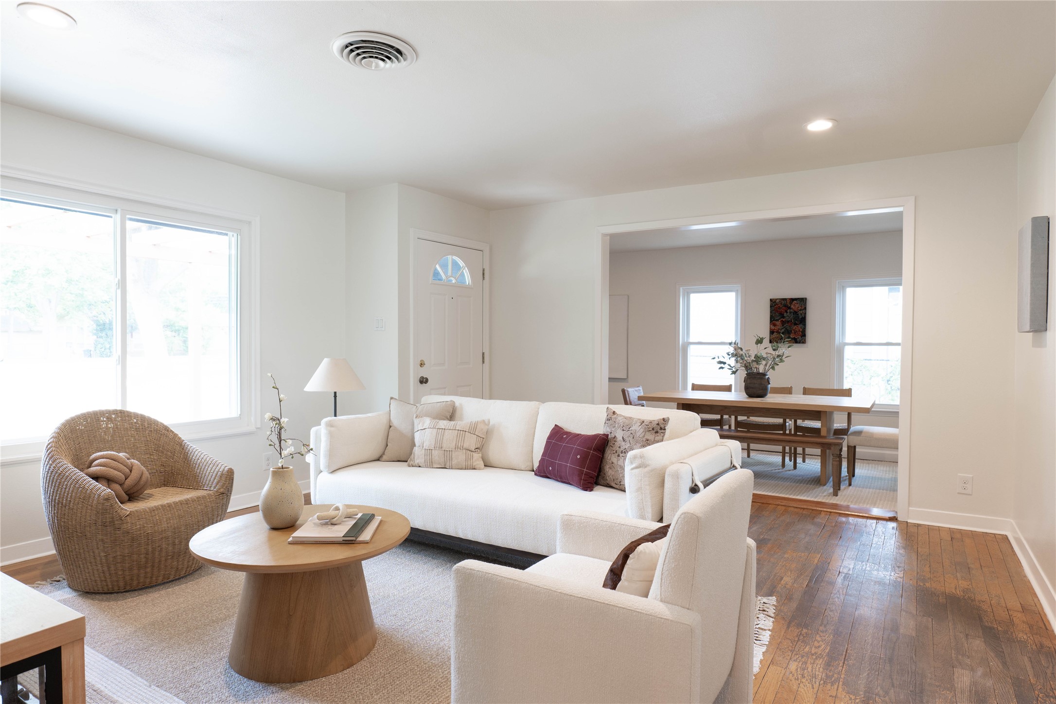 1108 Alegria Road Austin, TX 78757 - Photo 1 of 1 a living room with furniture and a large window