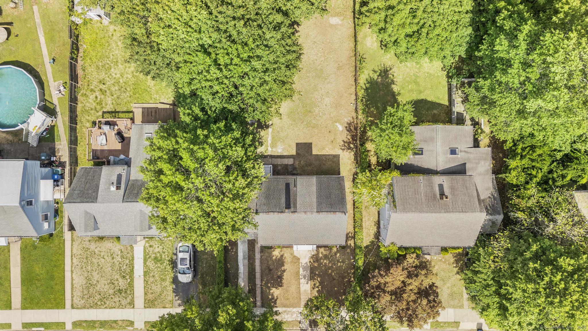 203 Gorham Avenue Hamden, CT 06514 - Photo 29 of 31 an aerial view of a house with outdoor space and street view