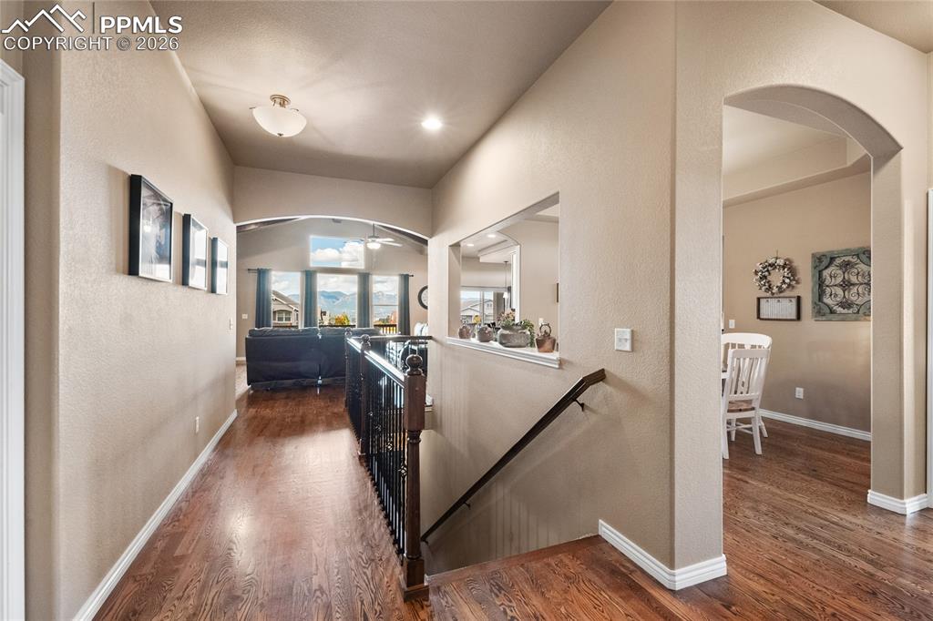 3718 Sky Rim Court Colorado Springs, CO 80908 - Photo 12 of 49 Foyer with Hardwood flooring.
