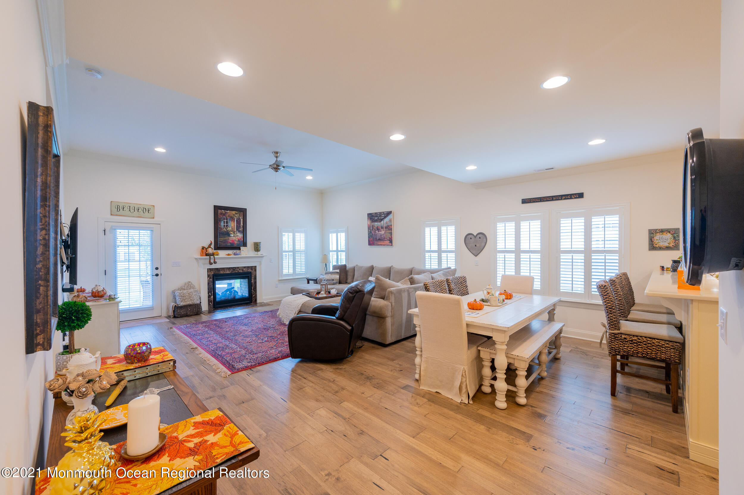 15 Starry Lane Barnegat, NJ 08005 - Photo 12 of 45 a living room with furniture hard wood floor and a flat screen tv