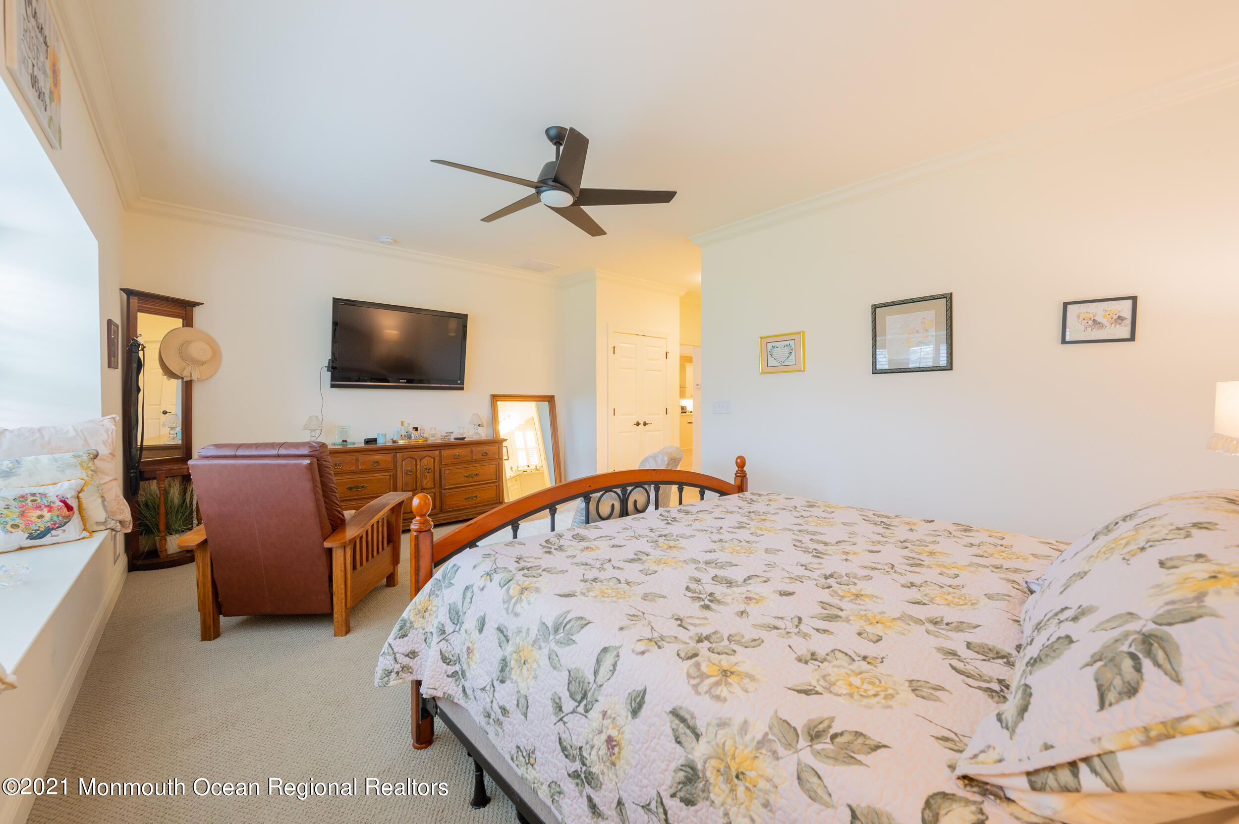 15 Starry Lane Barnegat, NJ 08005 - Photo 41 of 45 a bedroom with a bed and a flat screen tv