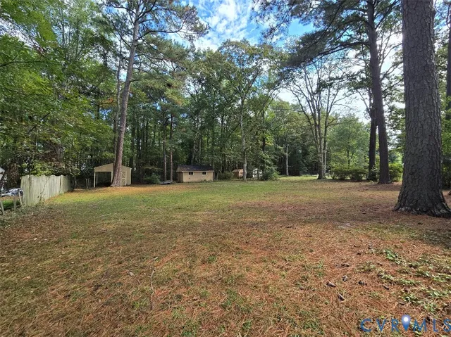 a view of outdoor space with trees