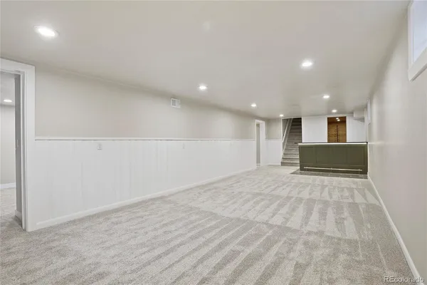 a view of an empty room