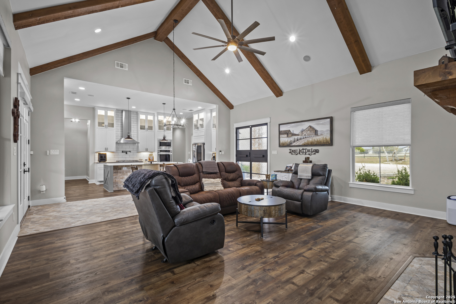 209 River Ridge Boerne, TX 78006 - Photo 15 of 60 a living room with furniture and a large window