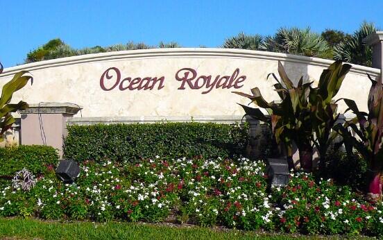700 Ocean Royale, Unit 501 Juno Beach, FL 33408 - Photo 69 of 70 OR Sign
