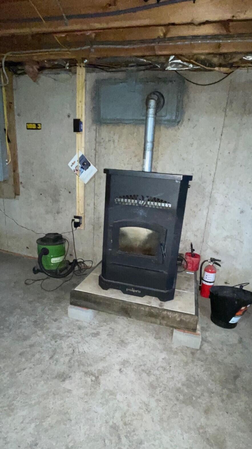 5 Heald Stream Road Jackman, ME 04945 - Photo 28 of 33 Pellet stove