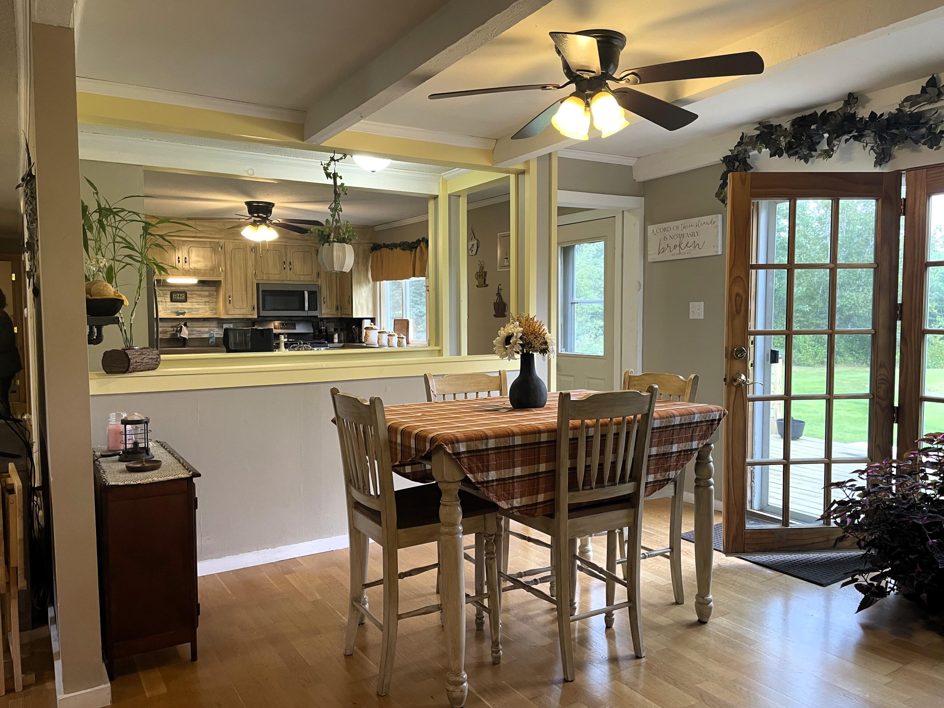 5 Heald Stream Road Jackman, ME 04945 - Photo 5 of 33 Dining into kitchen