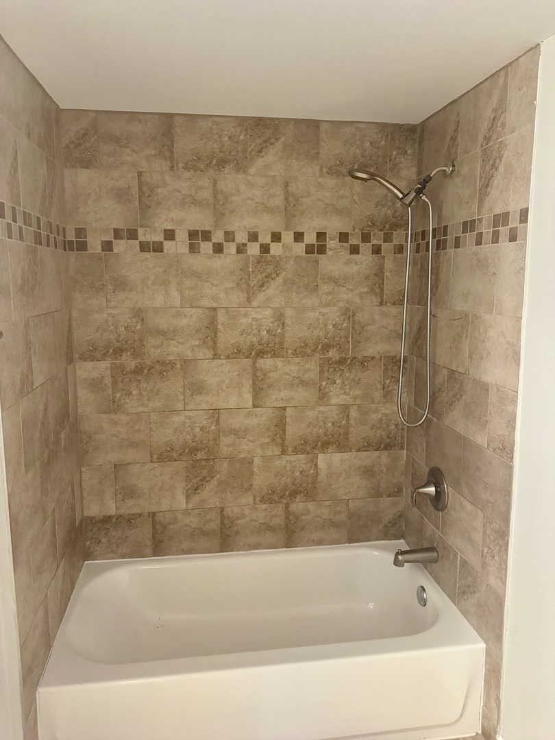 245 Allegheny Street Park Forest, IL 60466 - Photo 14 of 19 a bathroom with a shower and a bathtub