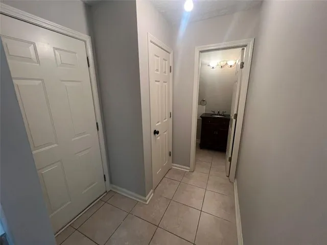 a backyard of a house with seating space