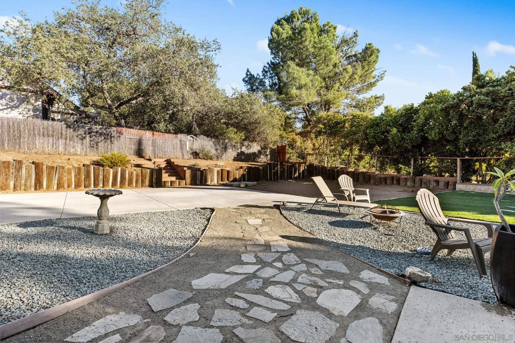 16614 Wikiup Road Ramona, CA 92065 - Photo 28 of 37 a view of a fire pit with a patio
