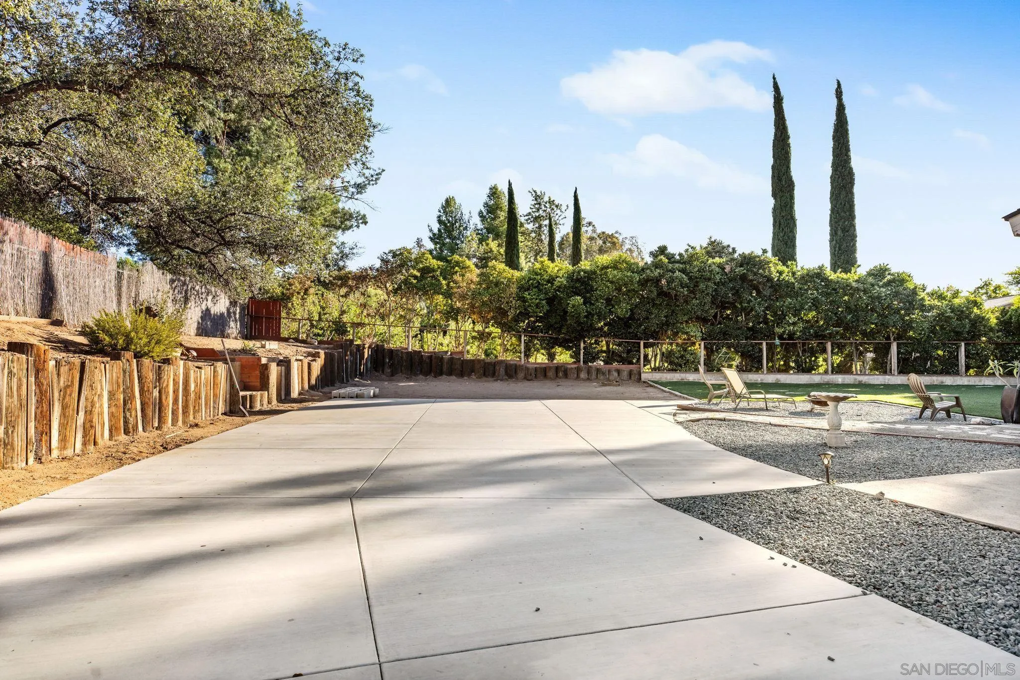 16614 Wikiup Road Ramona, CA 92065 - Photo 32 of 37 a view of a terrace with a tree