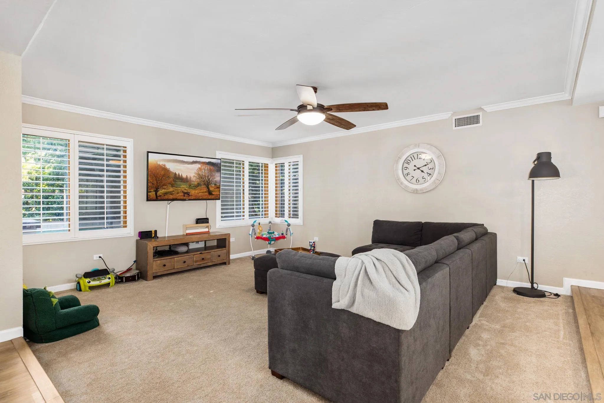 16614 Wikiup Road Ramona, CA 92065 - Photo 6 of 37 a living room with furniture and a flat screen tv