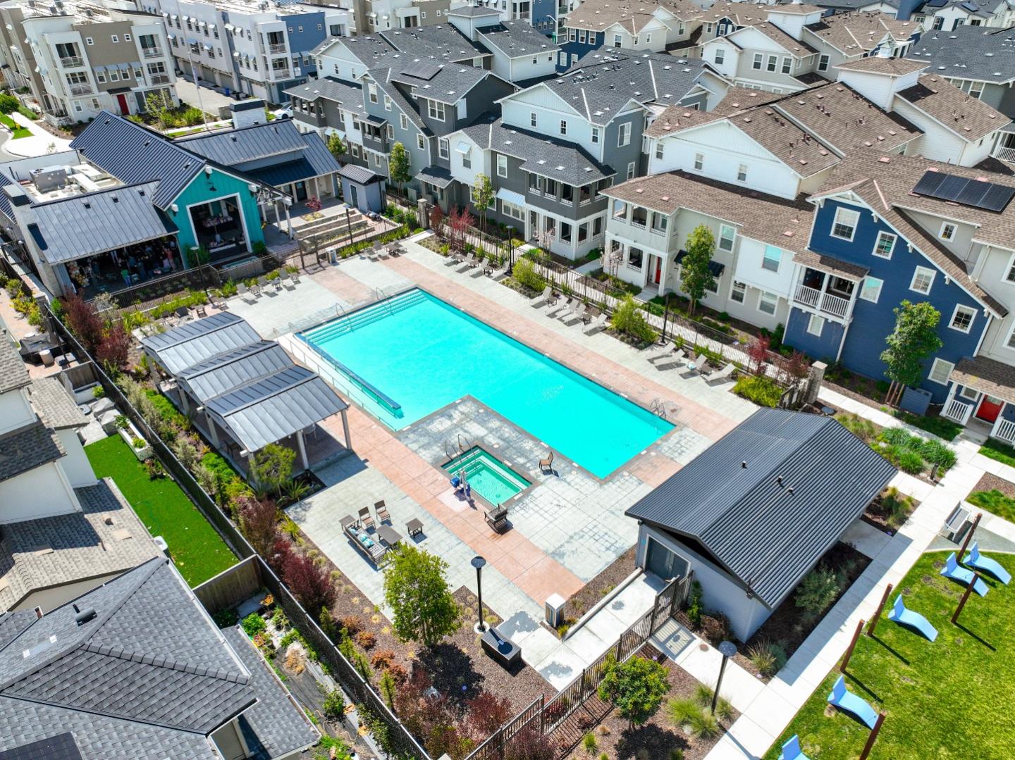 9683 Seawind Way Newark, CA 94560 - Photo 7 of 13 an aerial view of a house with a garden