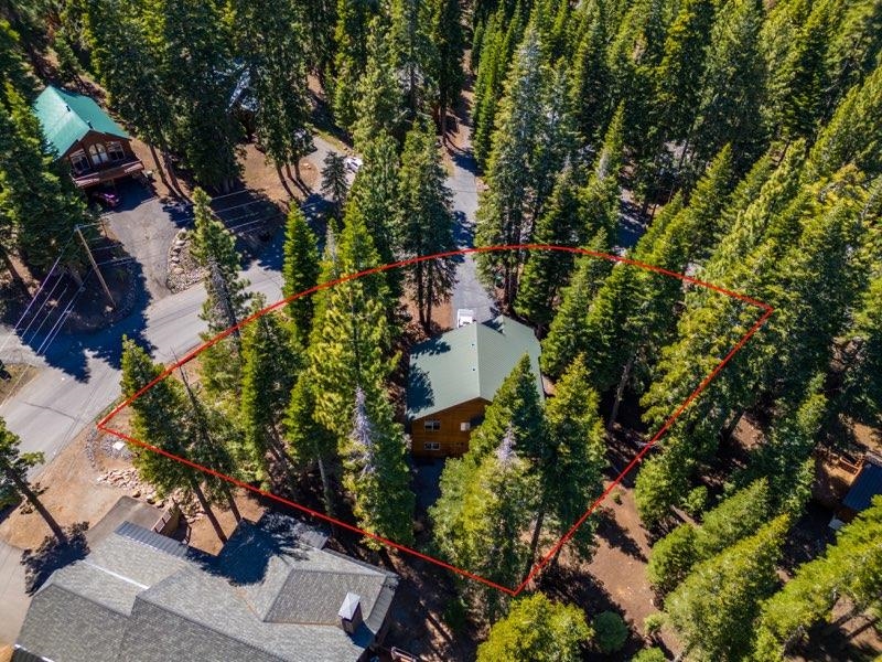 14175 Pathway Avenue Truckee, CA 96161 - Photo 21 of 21 an aerial view of residential house with outdoor space and trees all around