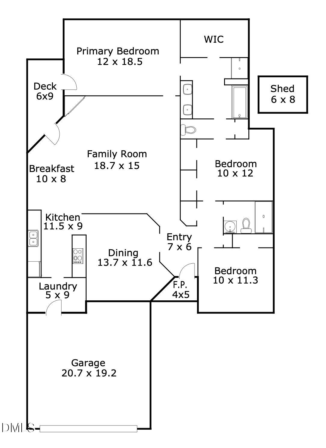 108 Kronos Lane Cary, NC 27513 - Photo 29 of 29 Floor Plan 108 Kronos