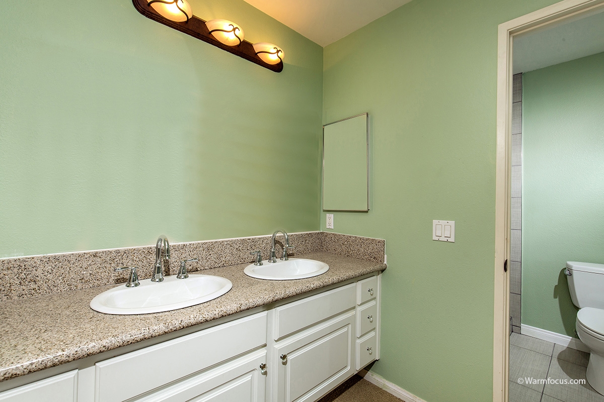 1604 Splitrail Drive Encinitas, CA 92024 - Photo 19 of 25 New counter and faucets. Waiting for mirror to be reattached.