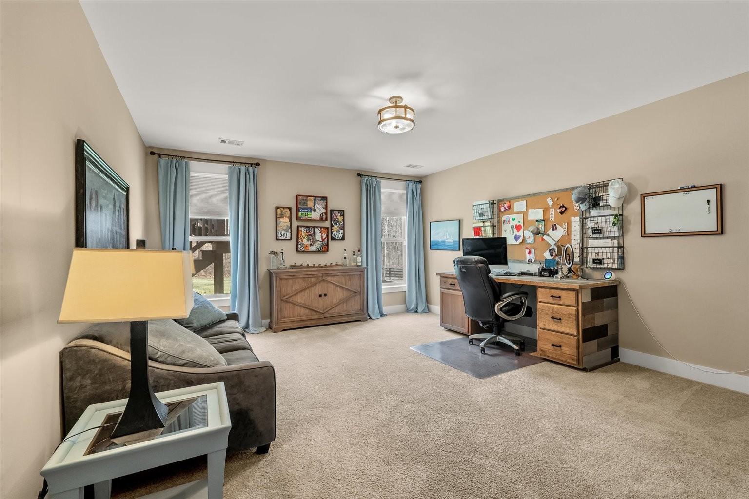6833 Falls Ridge Lane College Grove, TN 37046 - Photo 59 of 70 a view of a workspace with furniture and a window