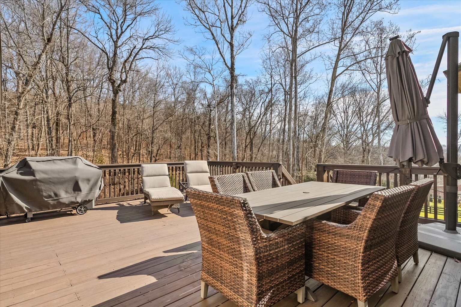 6833 Falls Ridge Lane College Grove, TN 37046 - Photo 66 of 70 a view of a patio with table and chairs and couches