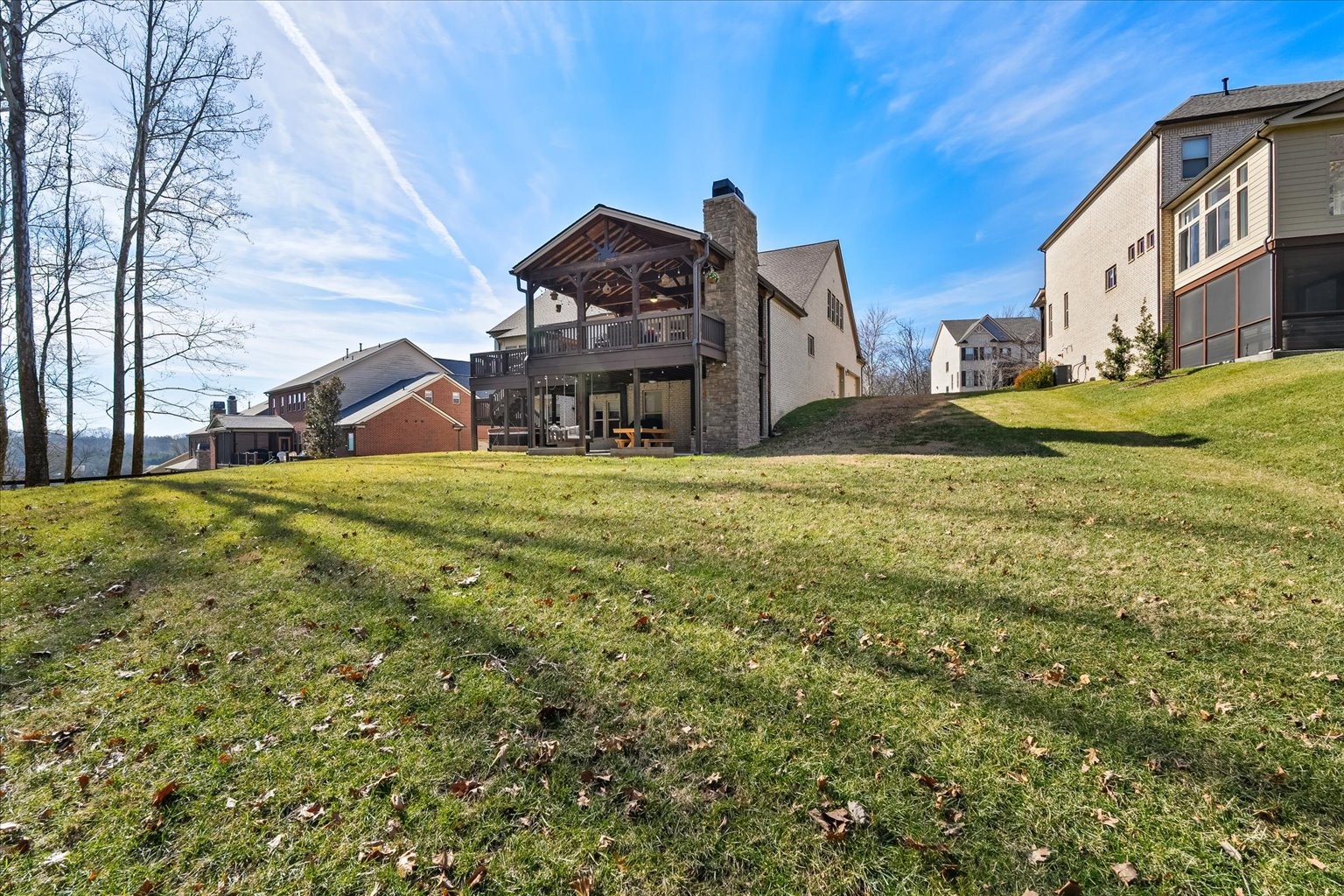 6833 Falls Ridge Lane College Grove, TN 37046 - Photo 67 of 70 a house view with a garden space