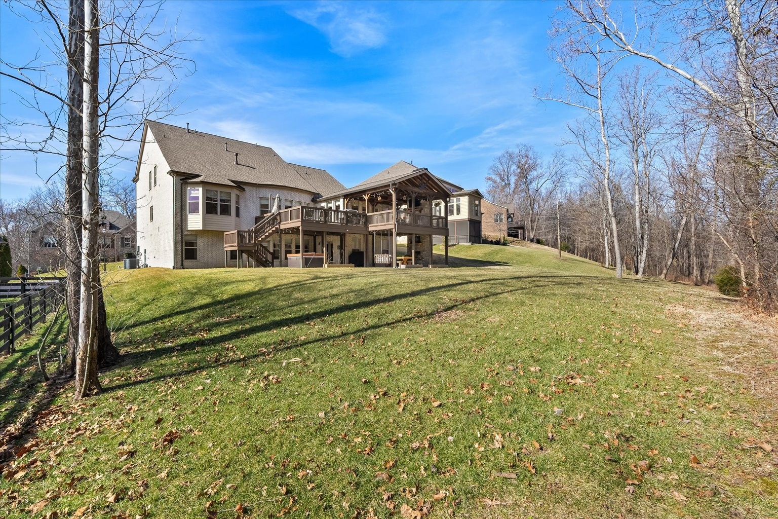 6833 Falls Ridge Lane College Grove, TN 37046 - Photo 69 of 70 a front view of a house with a yard
