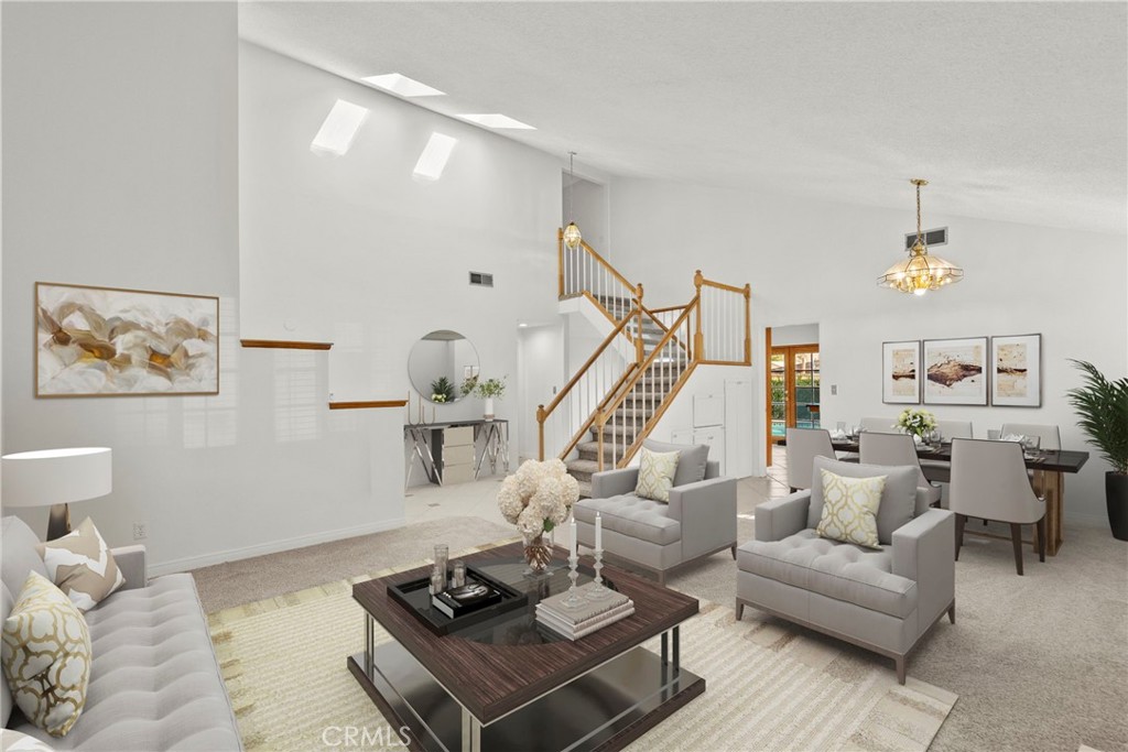 25550 Old Course Way Valencia, CA 91355 - Photo 13 of 48 virtually staged living room