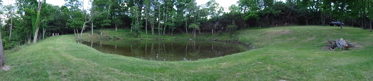 5143 North Hogan Road Aurora, IN 47001 - Photo 11 of 24 a 1/4 acre pond located at the top of the property provides the perfect setting for outings or a cabin. It is fully stocked. The trail to the pond is easily accessible by vehicle.