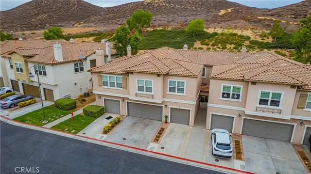 a view of city and mountain
