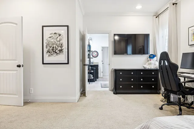 a bathroom with a bathtub and a sink