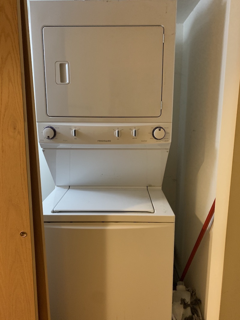 1740 West Huron Street, Unit 3F Chicago, IL 60622 - Photo 17 of 18 a close up view of washer and dryer