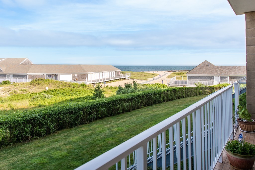 1 Belmont Road, Unit 223 West Harwich, MA 02671 - Photo 8 of 23 a view of a balcony with an ocean view