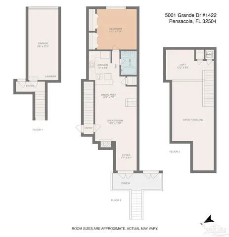 $124,500 | 5001 Grande Drive, Unit 1422, Pensacola, FL 32504