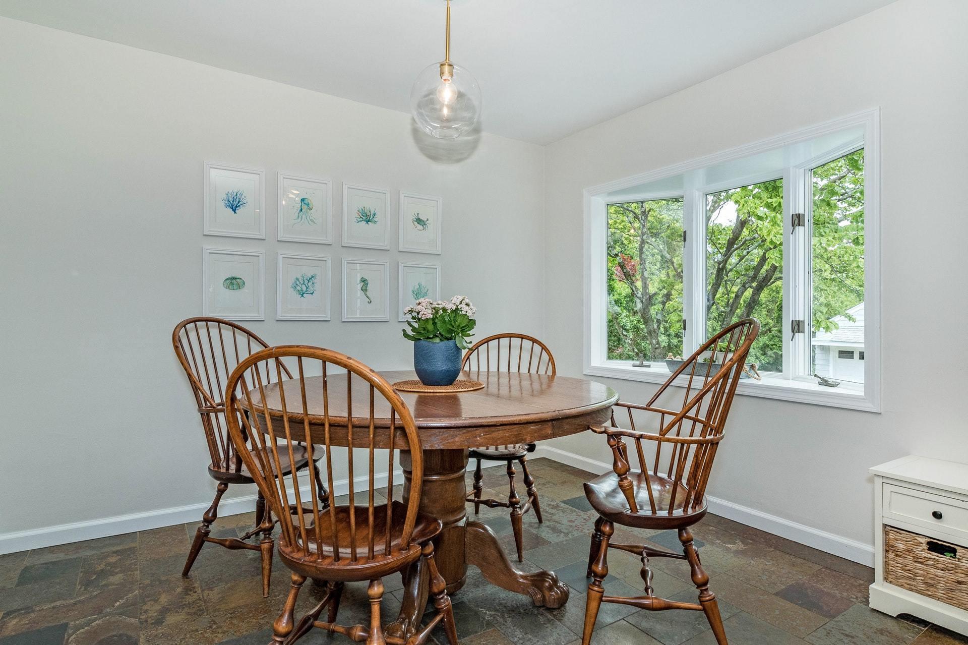34 Ridgeley Street Darien, CT 06820 - Photo 7 of 26 a view of a dining room with furniture window and outside view