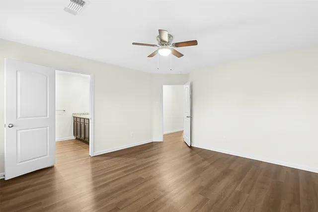 wooden floor in an empty room