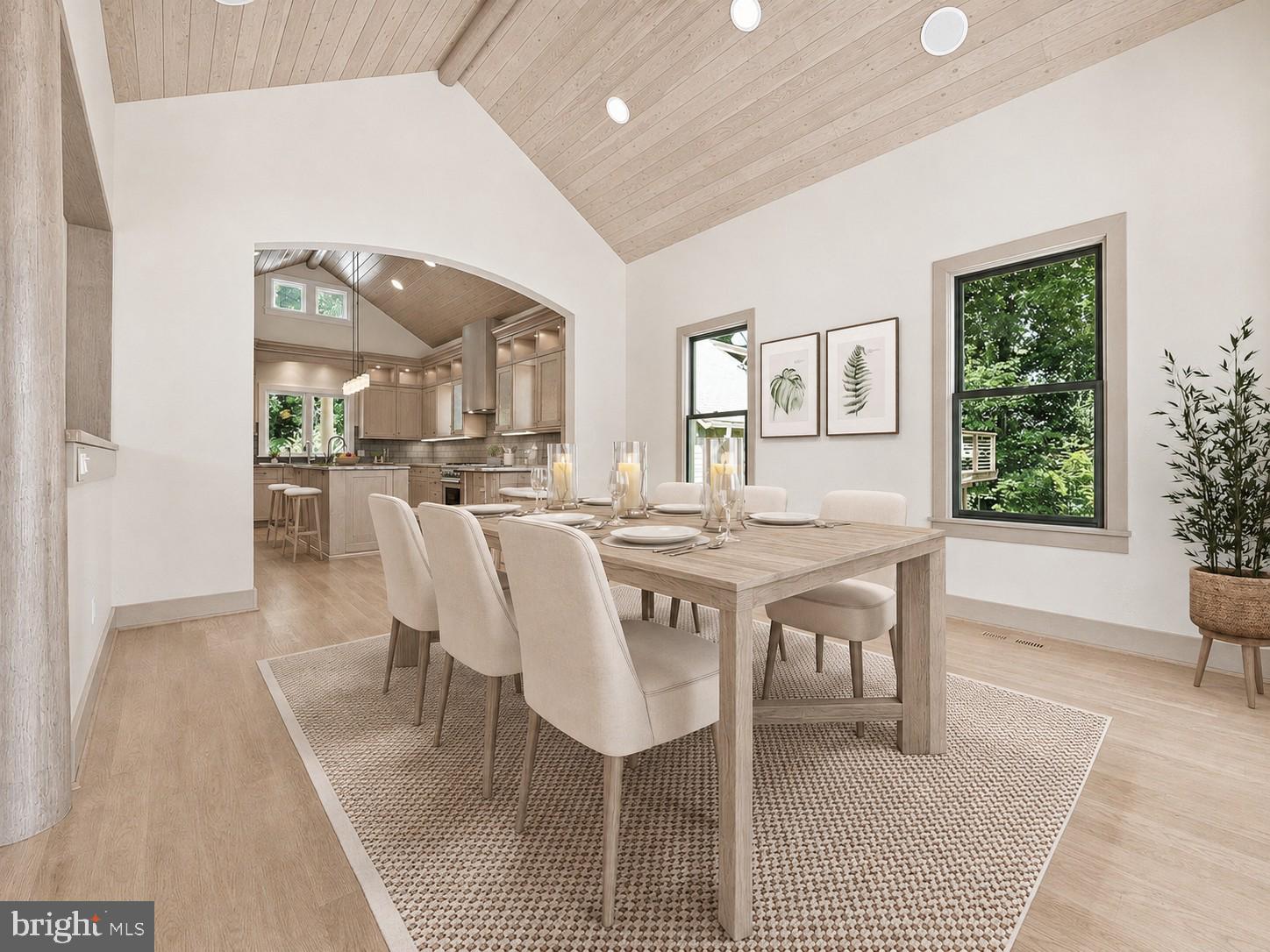 1715 Porters Hill Road Annapolis, MD 21401 - Photo 13 of 52 Dining room rendering w/ painted wood