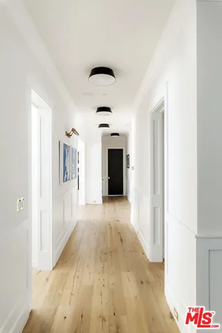 a view of livingroom with furniture and wooden floor