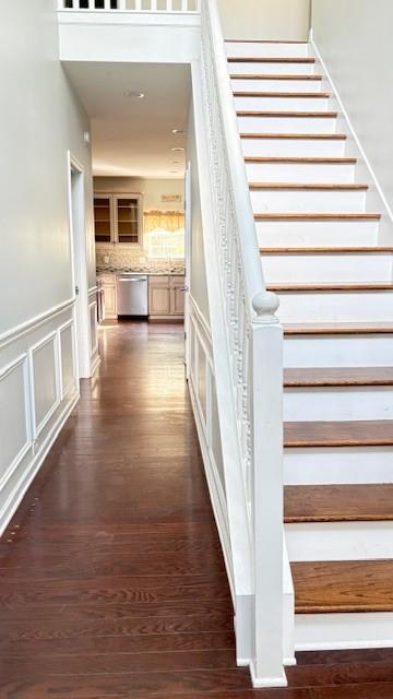 201 Overlook Court Canton, GA 30115 - Photo 2 of 22 a view of entryway and hall with wooden floor