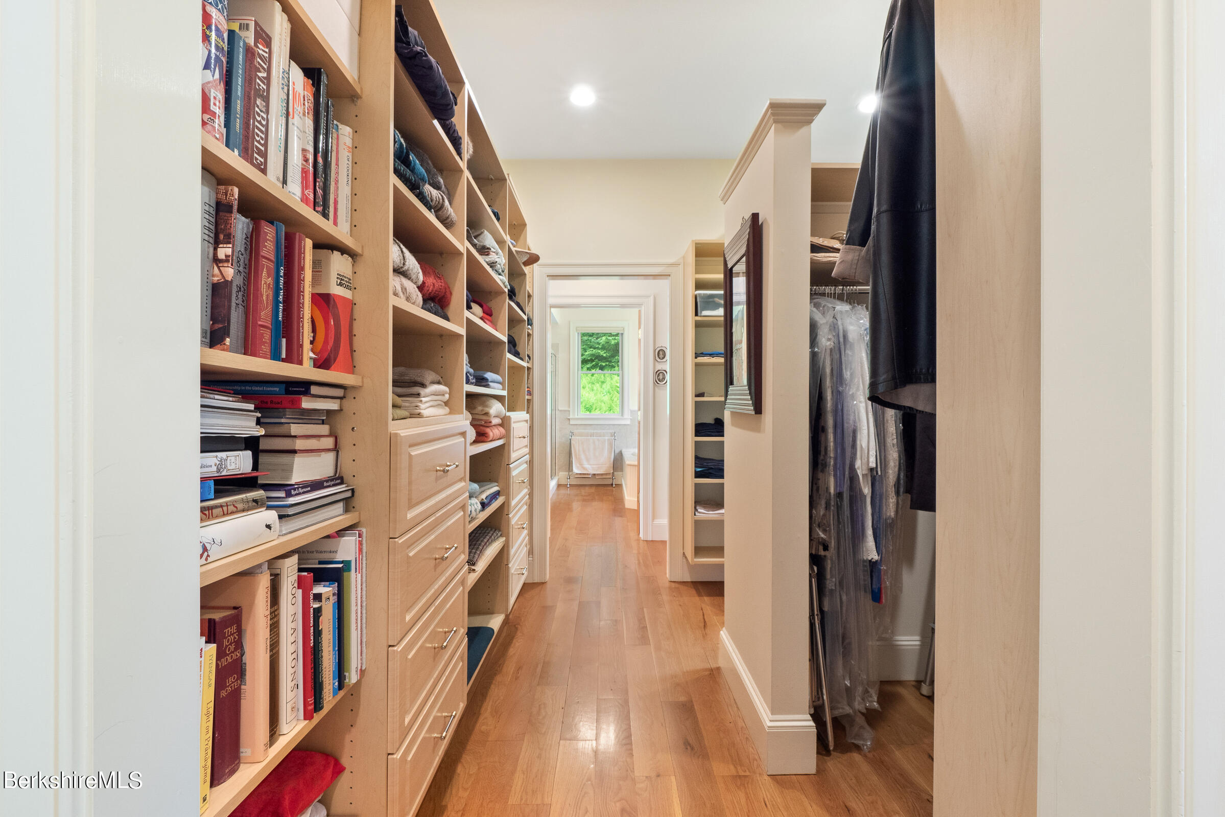9 East Mountain Road Great Barrington, MA 01230 - Photo 22 of 45 a view of walk in closet with clothes and shoes