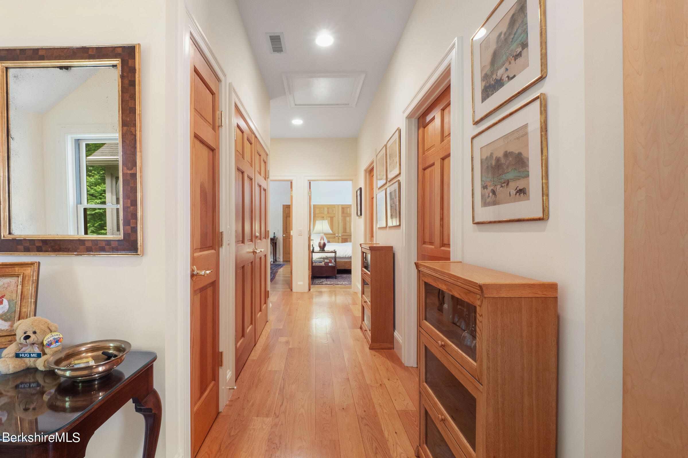 9 East Mountain Road Great Barrington, MA 01230 - Photo 26 of 45 a view of a hallway and a livingroom with furniture