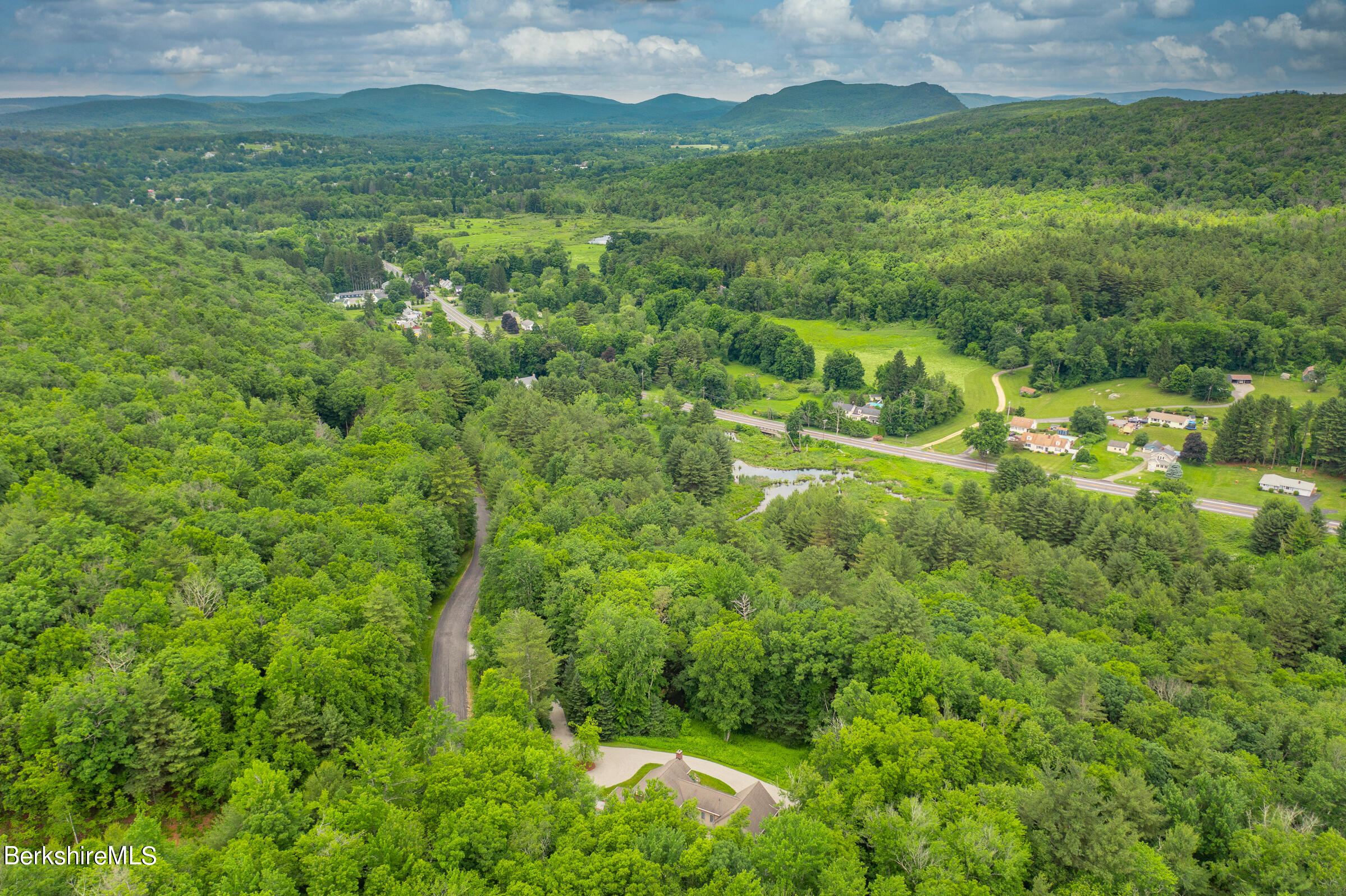 9 East Mountain Road Great Barrington, MA 01230 - Photo 42 of 45 a view of a lush green forest with trees and grass