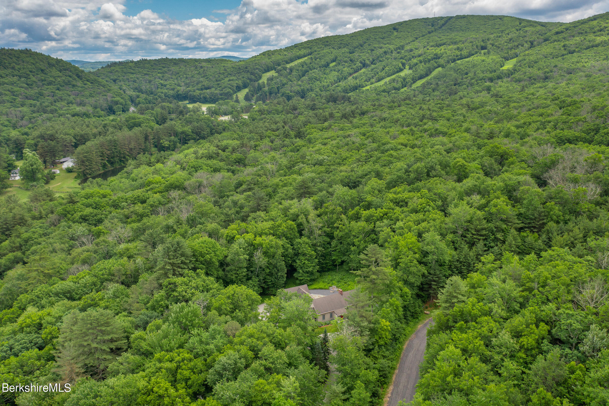 9 East Mountain Road Great Barrington, MA 01230 - Photo 43 of 45 a view of a green field with lots of bushes