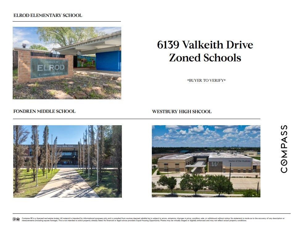 6139 Valkeith Drive Houston, TX 77096 - Photo 2 of 3 Zoned Schools