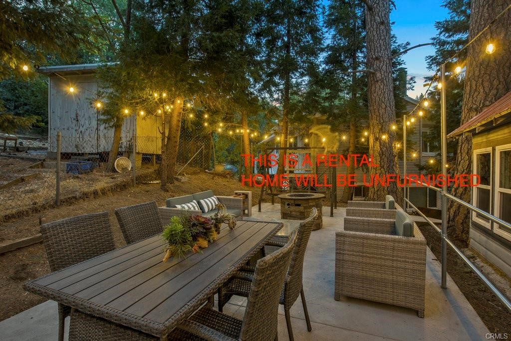23882 Springwater Road Crestline, CA 92325 - Photo 32 of 39 a view of outdoor space with seating