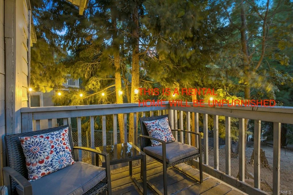23882 Springwater Road Crestline, CA 92325 - Photo 37 of 39 a view of a chairs in balcony